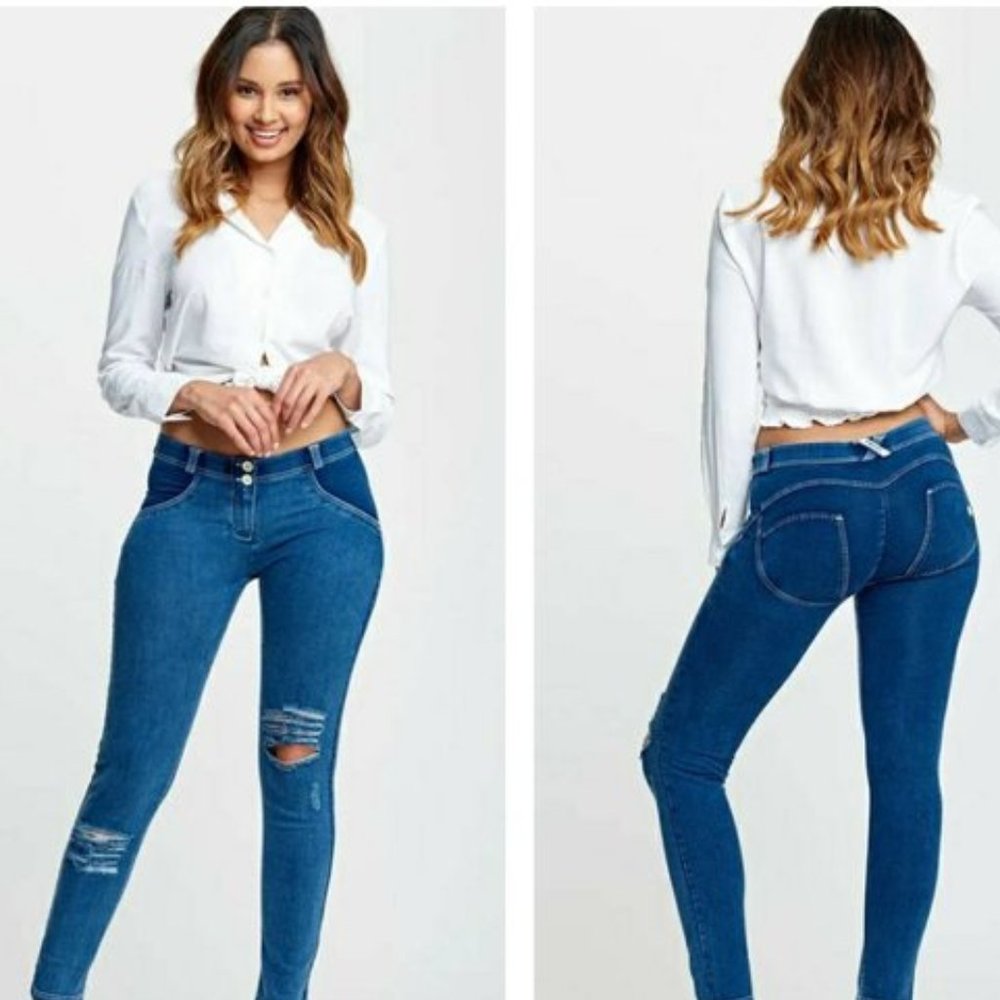 Freddy Jeans - Low rise / Full length Distressed